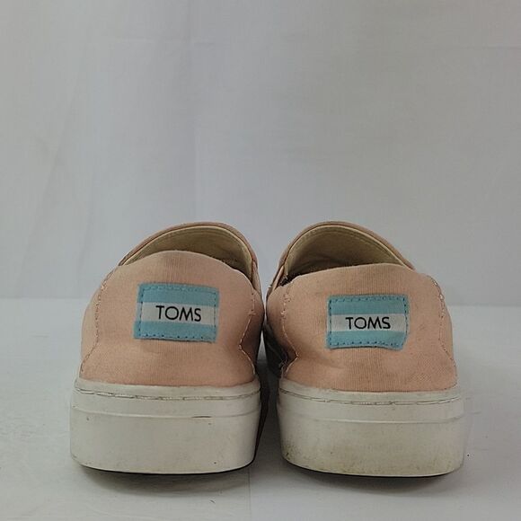 Toms Salmon Luca Canvas Wrapped Round-Toe Slip-On Sneakers - Picture 5 of 13